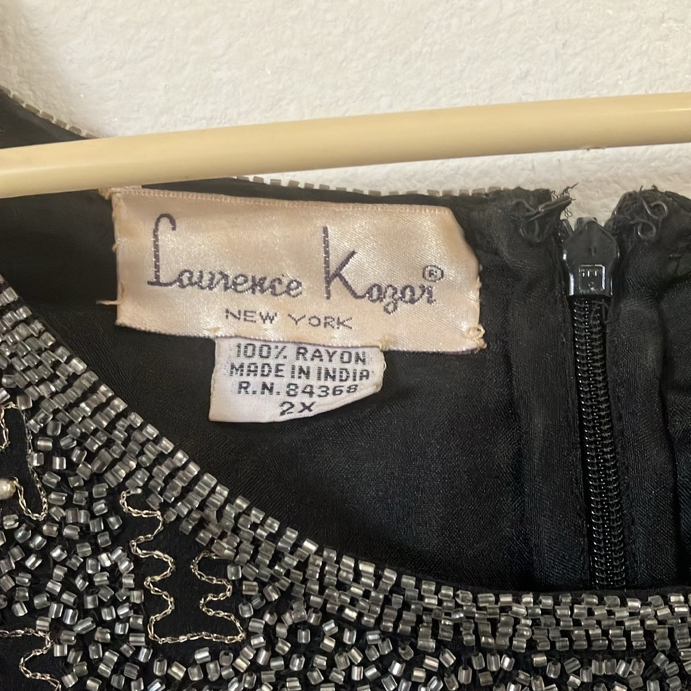 FINAL MARKDOWN Lawrence kazar cocktail dress 2x - image 4